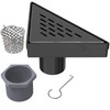 Hydroware Triangle Shower Drain - Stainless Steel Triangular Shower Floor