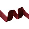 Abbaoww 10 Yards Burgundy Velvet Ribbon 1-1/2 Inch Single Face