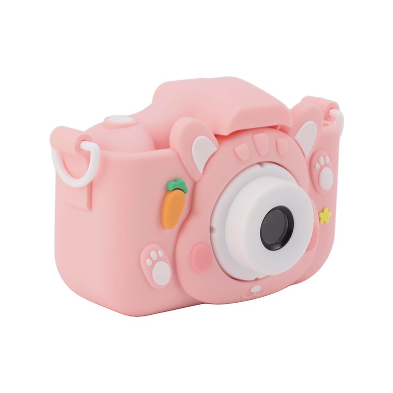 Kids Digital Camera with 32G Card Front Rear Lens 1080P