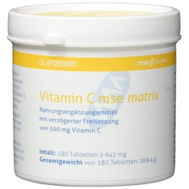 Vitamin C Mse Matrix Tablets Pack of 180