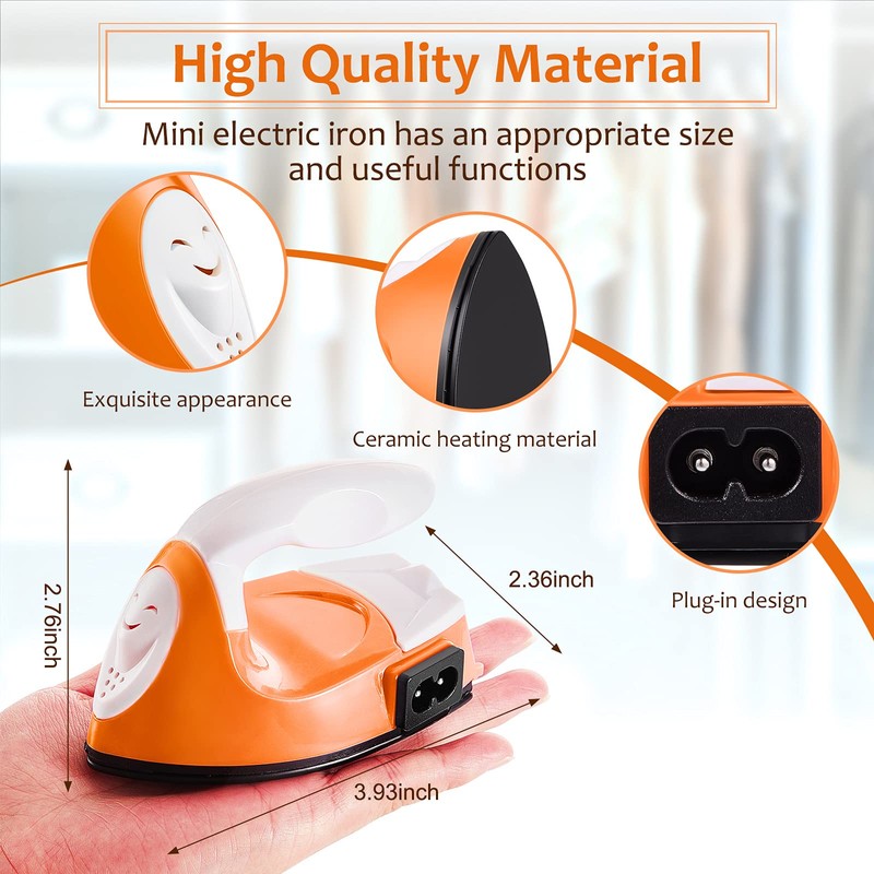 Honoson Mini Craft Iron Mini Heat Press Small Iron 3.93