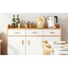 Mysummer 5PCS Wooden Handles for Cabinet Solid Handle Unfinished for