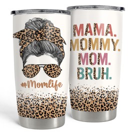 SANDJEST Mom Gifts, 20oz & 30oz Stainless Steel Insulated Tumbler - Gift for Mommy, Mama, Mother's Day, Birthday & Christmas
