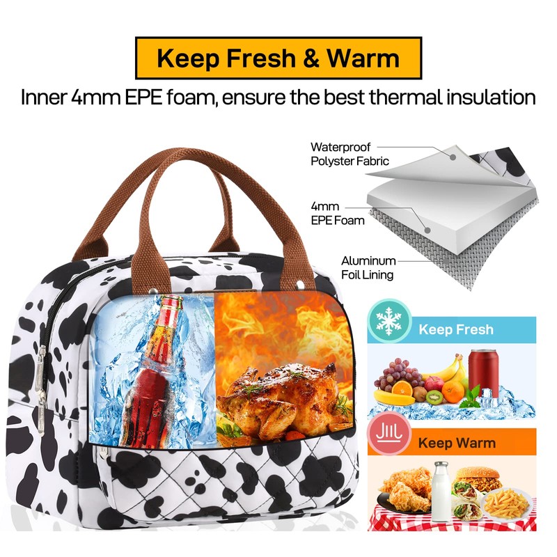 HOMESPON Insulated Lunch Bag for Women Men Work Adult Cooler