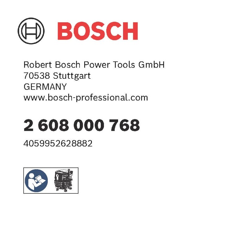Bosch PRO, 1 bocchetta a lancia (per aspirapolvere GAS 18V-12