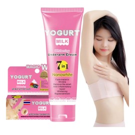 Crema Aclaradora Yogurt Zona Íntima Pezón Manchas Codo Full