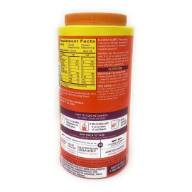 Metamucil Fiber 4-in-1 Psyllium Fiber Supplement Powder with Real Sugar, Orange