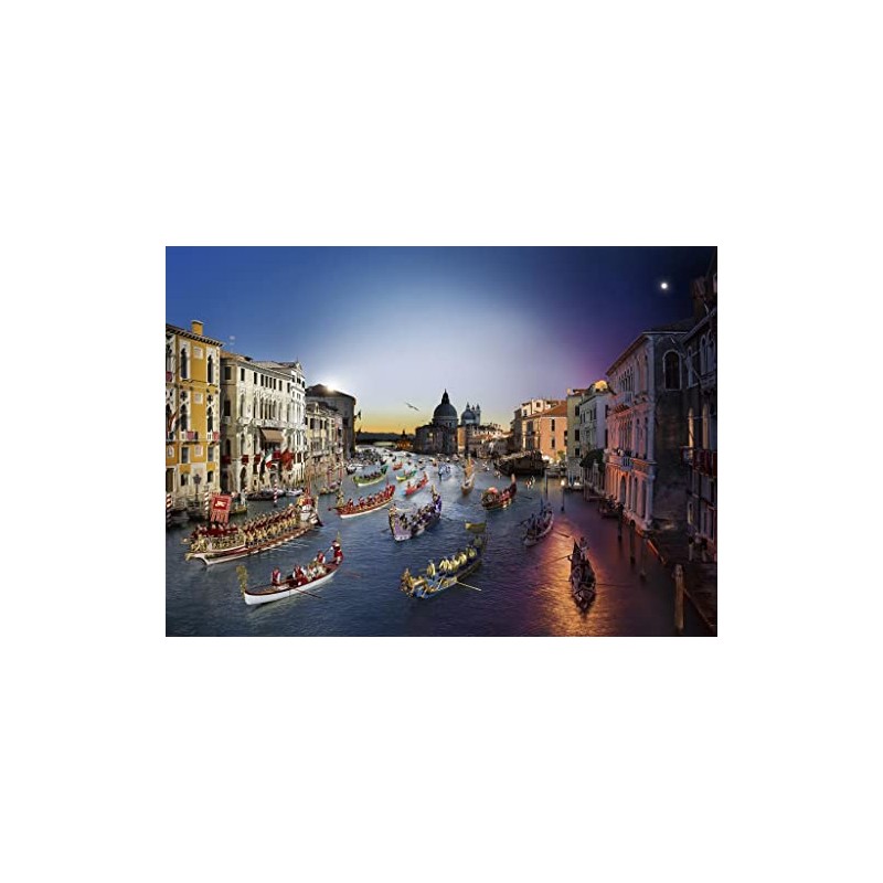 4D Cityscape Puzzle - Stephen Wilkes Regata Storica, Venice, Day