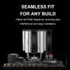 SAMA A60L Dual Tower CPU Air Cooler, 6 Heat Pipes,