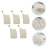 Vaguelly 5Pcs Drawstring Soap for Face Cleaning Exfoliating Pouch for