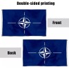 Eexpress NATO Flag 3x5ft House Flag North Atlantic Treaty Organization