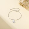 TEAMER Adjustable Dainty Cute Rabbit Bracelet Stainless Steel Bunny Jump