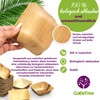 GoBeTree Square Palm Leaf Bowls 14 x 14 cm, Eco-Friendly,