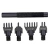 CHILDWEET 1 Set Detachable Leather Hole Punch Tool Kit DIY
