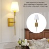 E26 E27 Wall Lampshade Retro Industrial Fabric Wall Light Shade