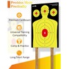 17x25 Inch Silhouette Shooting Target Paper-High-Visibility Reactive Target for Indoor
