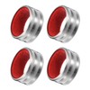 GLOKUUCA Wine Bottle Collars - 4Pack Classy Wine Collar Drip