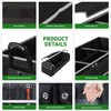 Snuopfy Car Trunk Organizer,115L Heavy Duty Collapsible Trunk Storage, with