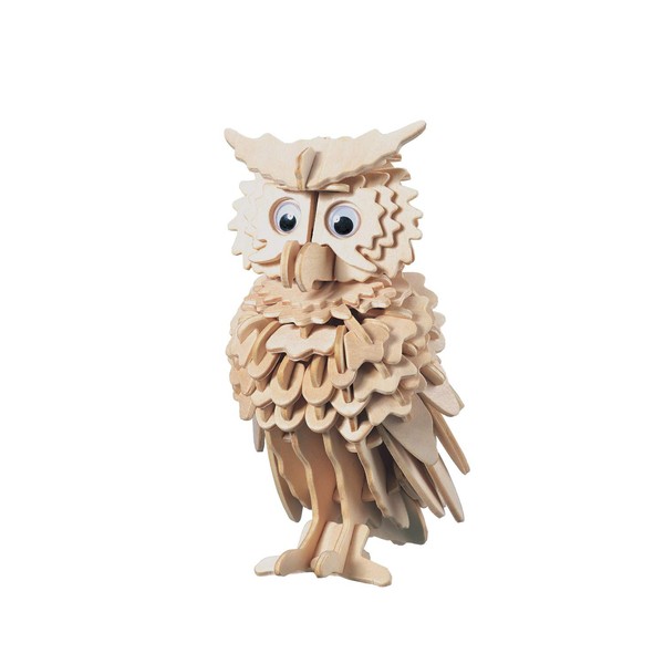Puzzled Owl Wooden 3D Puzzle Construction Kit