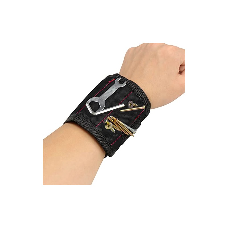 Accessotech Magnetic Wristband Hand Tool Kit Screw Storage Bracelet Holder
