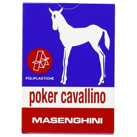 Masenghini 2391 Gioco Carte Poker Gold 553103 Card Games, Colourful