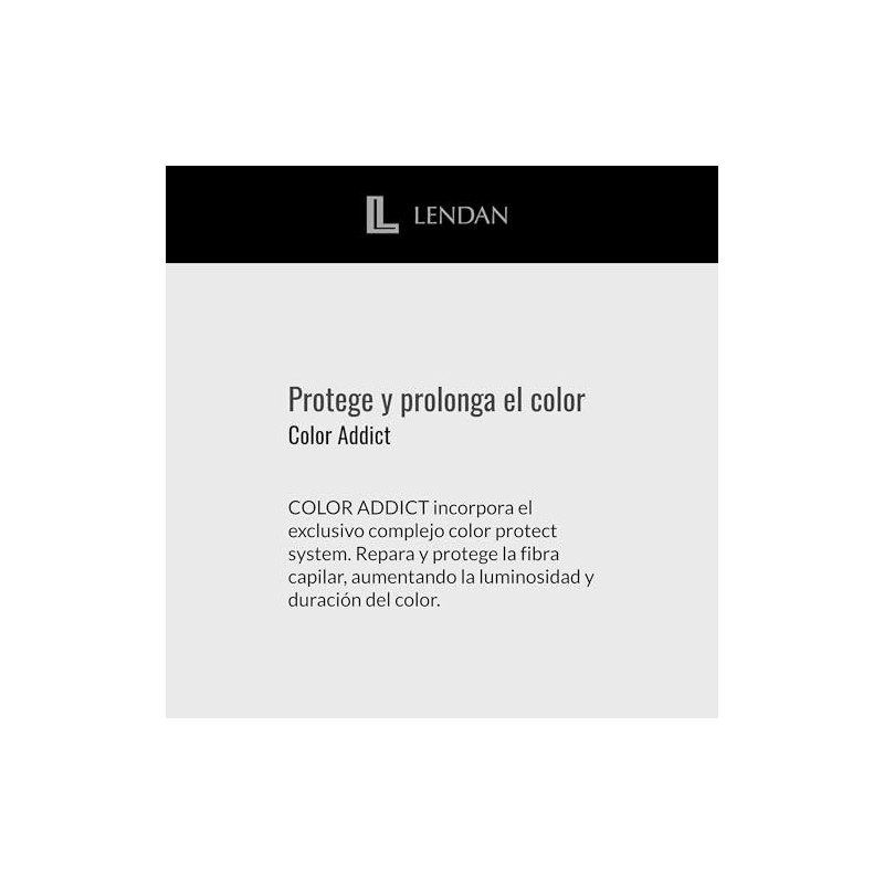 Lendan Shampoo Cs Protector Del Color Addict 300ml
