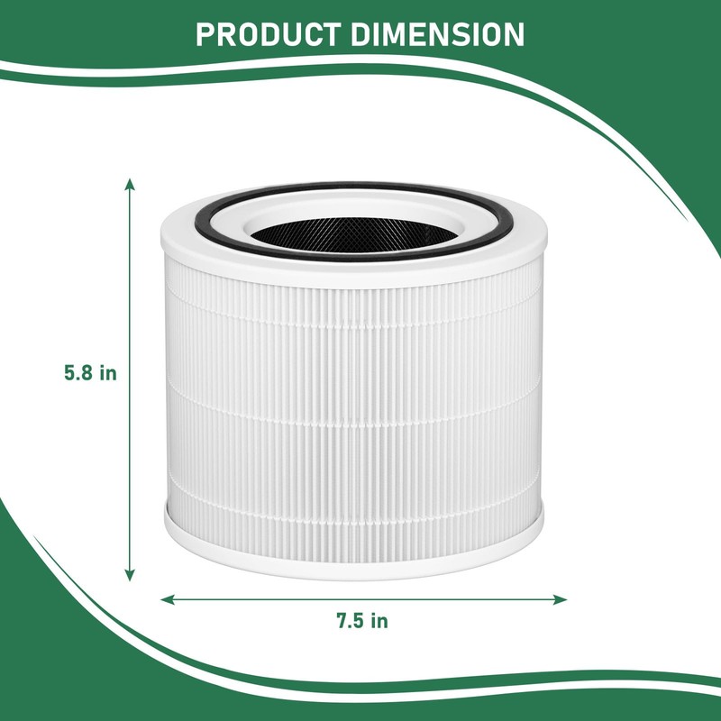 Carmerny 240 HEPA Filters Replacement 14 Compatible with Puro 240