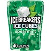 ICE BREAKERS Ice Cubes Spearmint Sugar Free Chewing Gum Bottle,