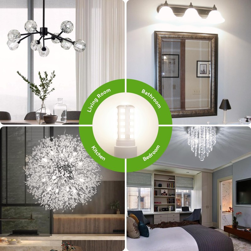 TJOY 12 Pack Dimmable G9 LED Bulb 4W Equivalent 40