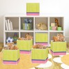 RUGKKK 6 Pcs Book Bins for Classroom Collapsible Back to