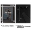 LaVie Home 5x7 Picture Frames (3 Pack, Black Wood Grain)