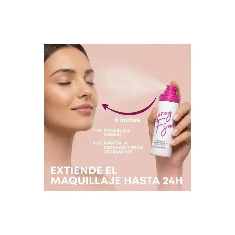 Fijador De Maquillaje Ayvanna Rever Controla La Grasa 80ml