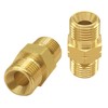 Joywayus Brass Oxygen and Acetylene Connector 9/16-18 Threads B Size