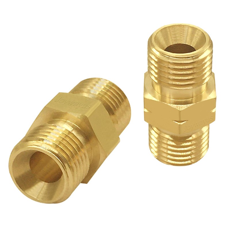 Joywayus Brass Oxygen and Acetylene Connector 9/16-18 Threads B Size