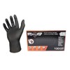 IRON GRIP Black Nitrile Gloves (XL) 100 Piece Disposable Gloves