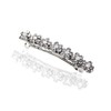 Decorative Hair Clip Seven Flowers Rhinestone Crystal Hair Barrette, Large