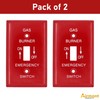 (2 Pack) Airmont Products AP-10461, Emergency Gas Shut-off Toggle Switch