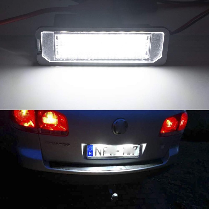 Mingrui test 2pcs LED License Plate Lights Number Lamp for