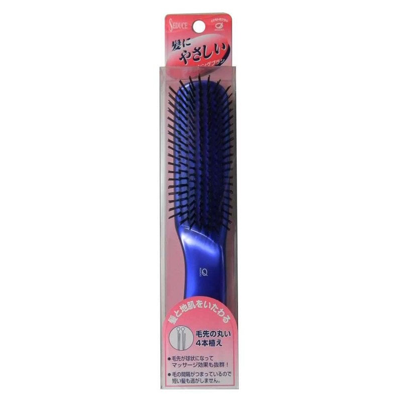 IKEMOTO Seduce Hair Care Brush (L) SEN-705-BL Japan Import