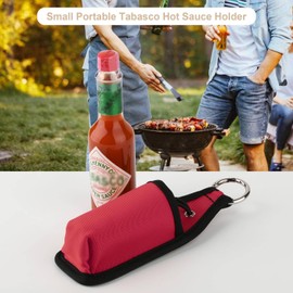 Hot Sauce Bottles Holster, Fits 2 oz Tabasco & Cholula Hot Sauce Bottles