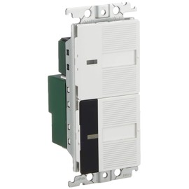 Panasonic WTC55216W Cosmo Series Wide 21 Light Remote Control Receiver Switch with Firefly Switch B, White