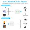 LENDAWAY Bluetooth 5.4 Transmitter Receiver 2-in-1, Dual Link Wireless Transmitter