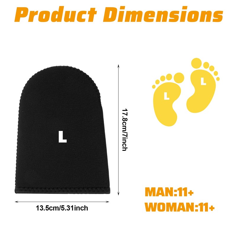 2 Pairs Ice Bath Toe Warmers, Cold Plunge Toe Covers,
