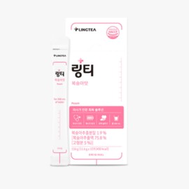 Ring tea peach flavored water hydration health exercise stick 10 packets / 링티 복숭아맛 물 수분 섭취 건강 운동 스틱 10포