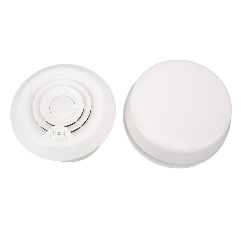 RV Mini Vent Fan White Round Noiseless Compression Resistant Vent