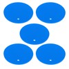 5PCS Silicone Trivet Mats Round Multipurpose Heat Resistant Non Slip