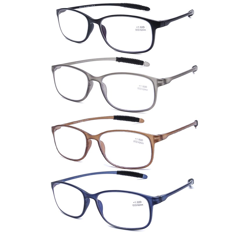 AQWANO TR90 Durable Reading Glasses - Lightweight Flexible Readers for