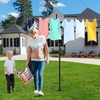 Yuxitia Umbrella Clothesline Outdoor,165 Feet Heavy Duty Outdoor Clothesline for