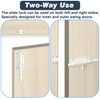 Alise 8 Inch SUS304 Stainless Steel Gate Latch, Padlock-Style Slide