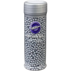 Wilton Decorating Sugar Pearls, 5 oz., Silver